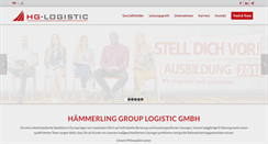 Desktop Screenshot of hg-logistic.com