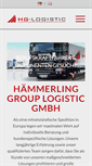 Mobile Screenshot of hg-logistic.com